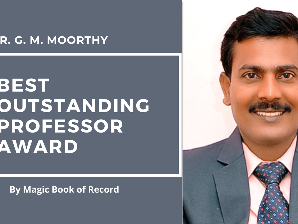 DR. G. M. MOORTHY- Magic Book of Record