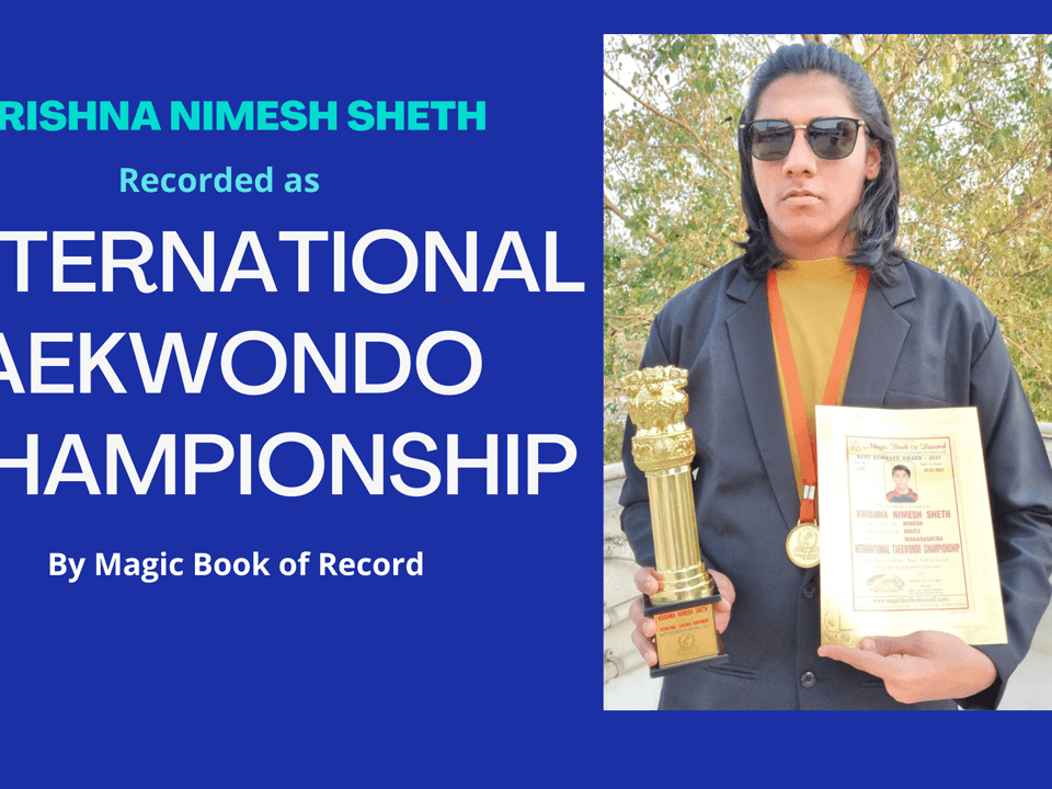 Krishna Nimesh Sheth- Magic Book of Record