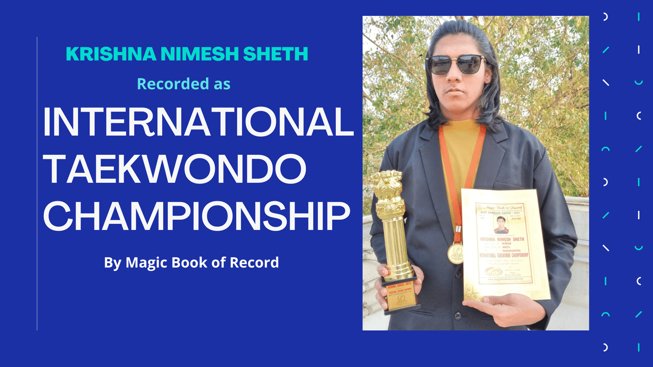 Krishna Nimesh Sheth- Magic Book of Record