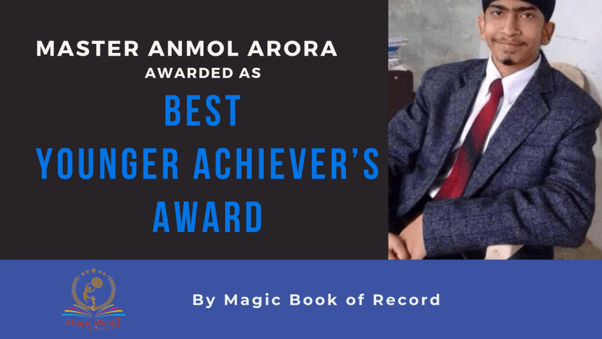 ANMOL ARORA - Magic Book of Record