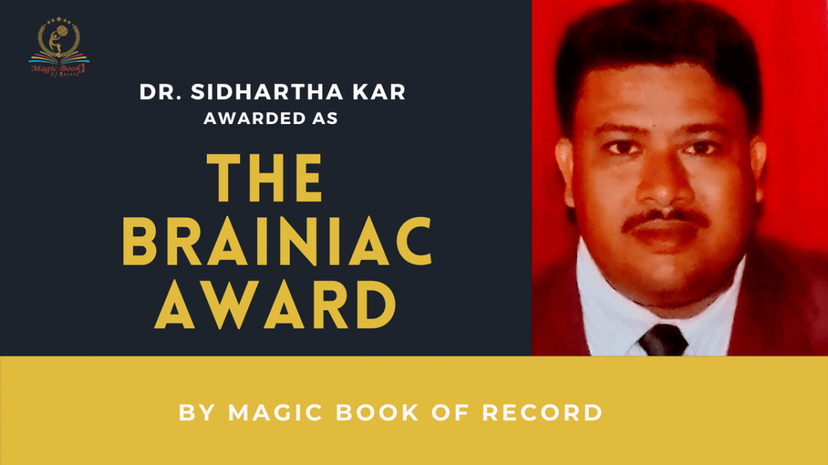 DR. SIDHARTHA KAR - Magic Book of Records