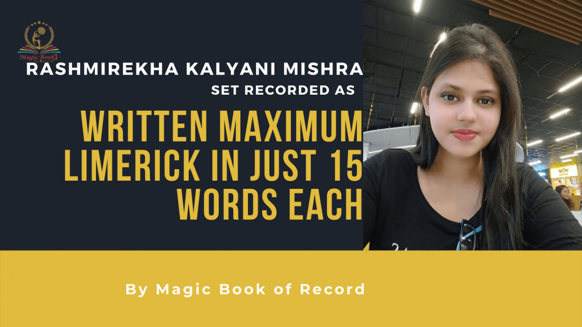 Rashmirekha Kalyani Mishra- Magic Book of Record