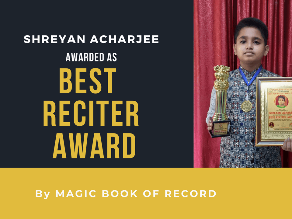 Shreyan Acharjee - Magic Book of Record
