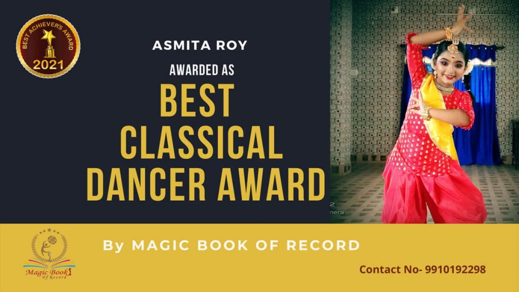 Asmita Roy-Classical Dancer-West Bengal-Magic Book of Record