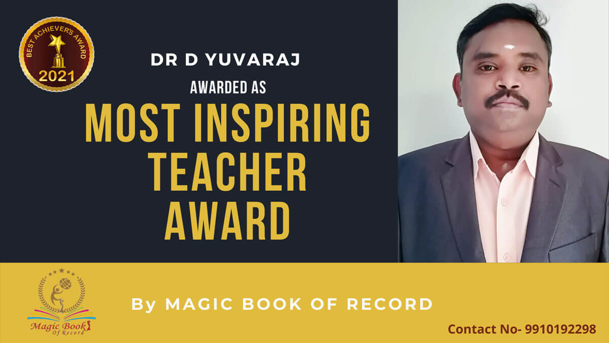 Dr D Yuvaraj - Tamil Nadu- Magic Book of Record