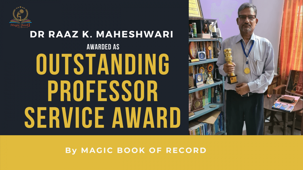 Dr Raaz K. Maheshwari - Magic Book of Records