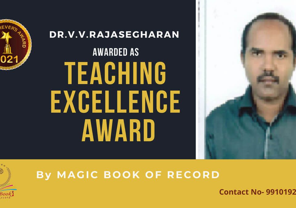 Dr. V.V.Rajasegharan-Tamil Nadu-Magic Book of Record