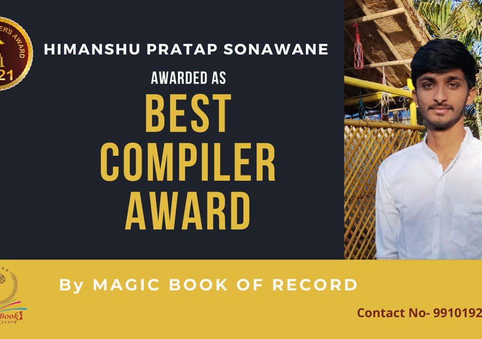 Himanshu Pratap Sonawane-Maharashtra-Magic Book of Record
