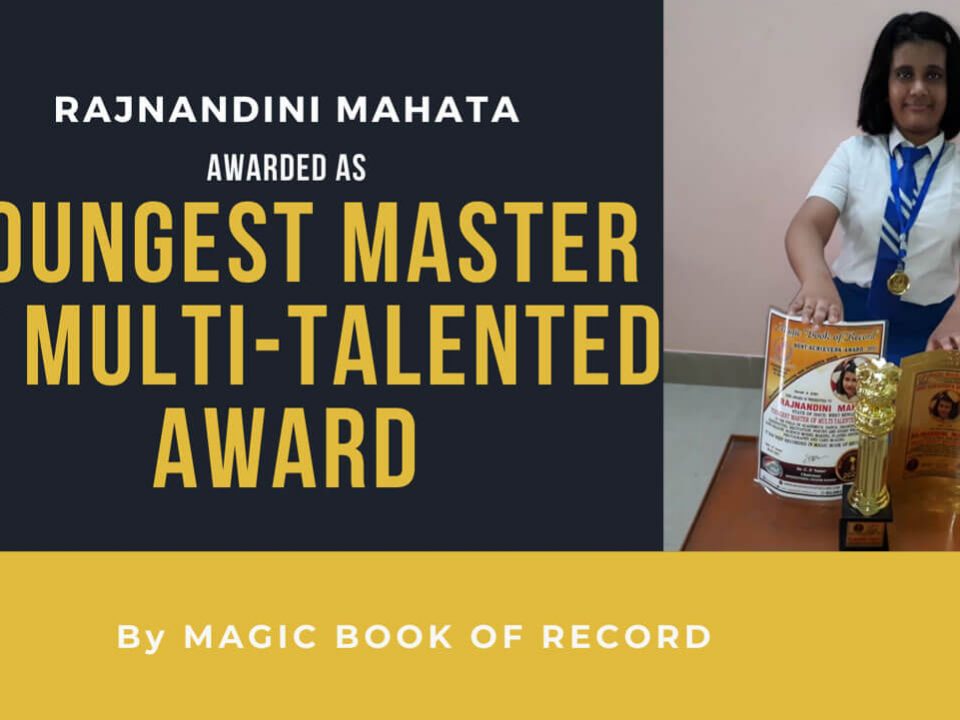 Rajnandini Mahata-West Bengal- Magic Book of Record