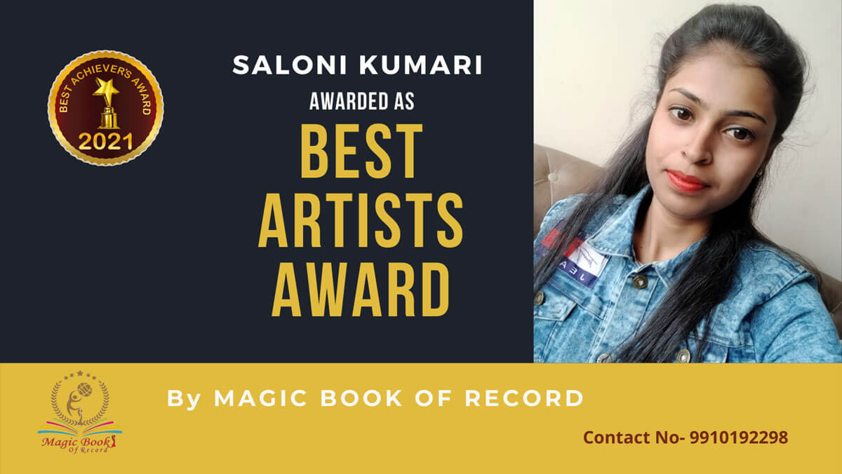 Saloni Kumari- Bihar-Magic Book of Record