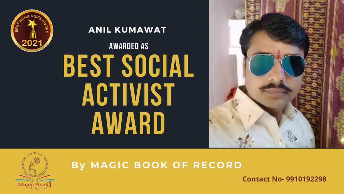 Anil Kumawat Social Worker Tamilnadu
