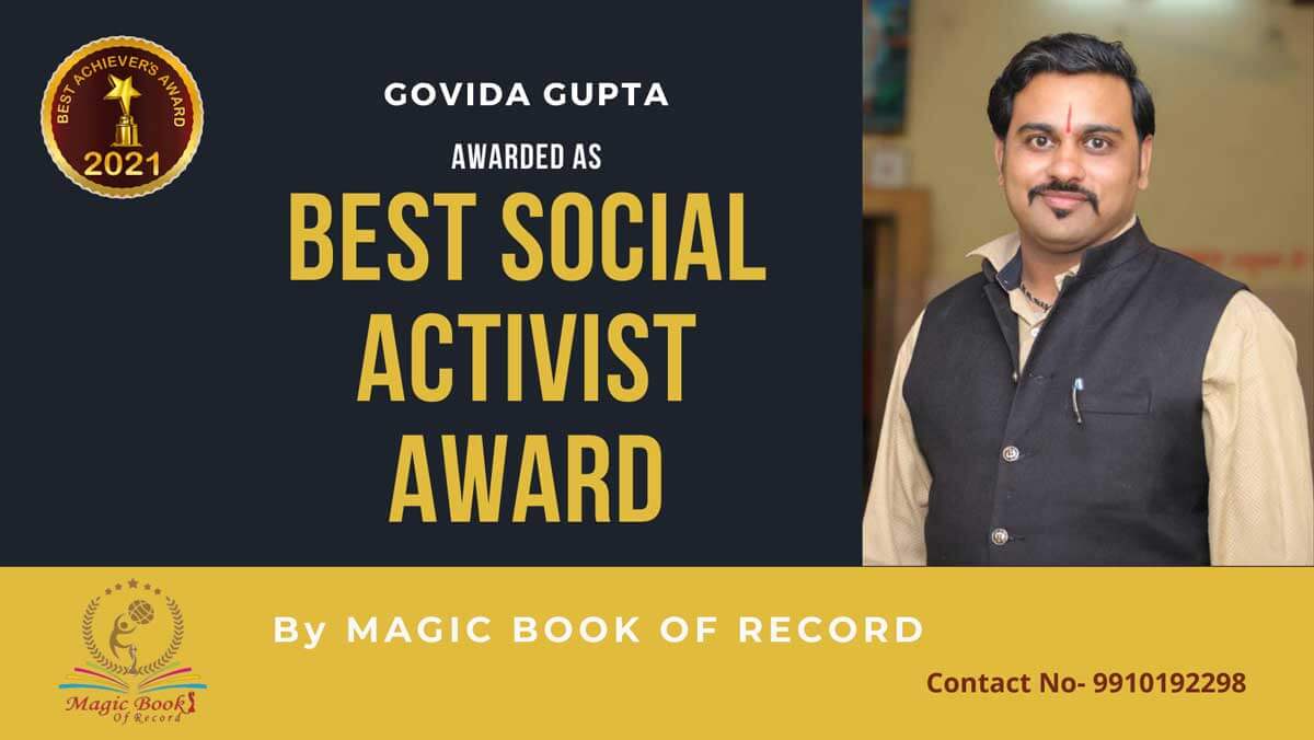 Govida Gupta Social Activist in Madhya Pradesh