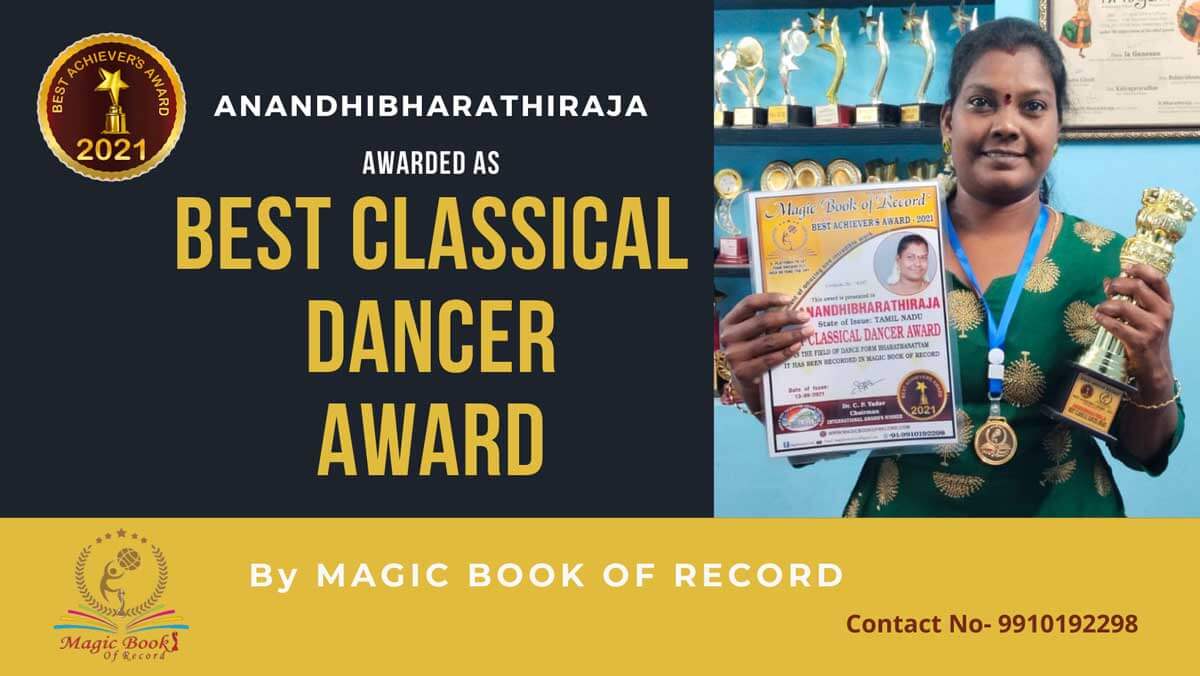 Anandhibharathiraja Classical Dancer Tamilnadu