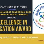 Physics Dept DG Vaishnav College Chennai