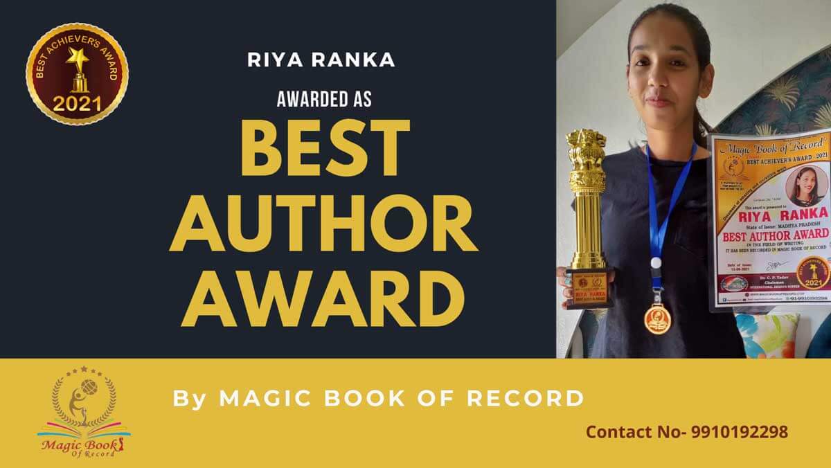 Riya Ranka Author Madhya Pradesh