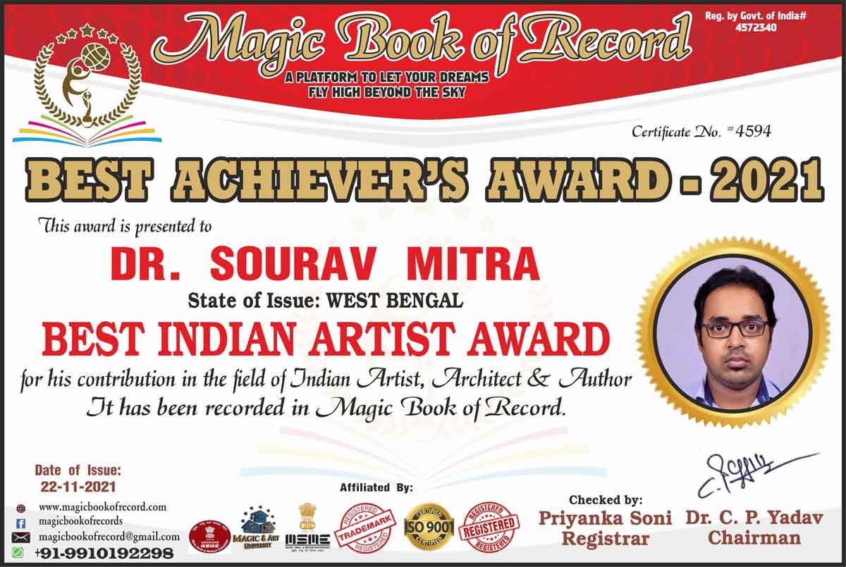 Sourav Mitra Magic Book of Record