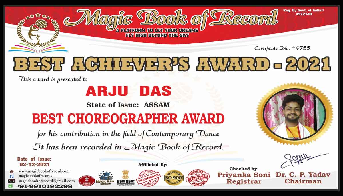 Arju Das Magic Book of Record