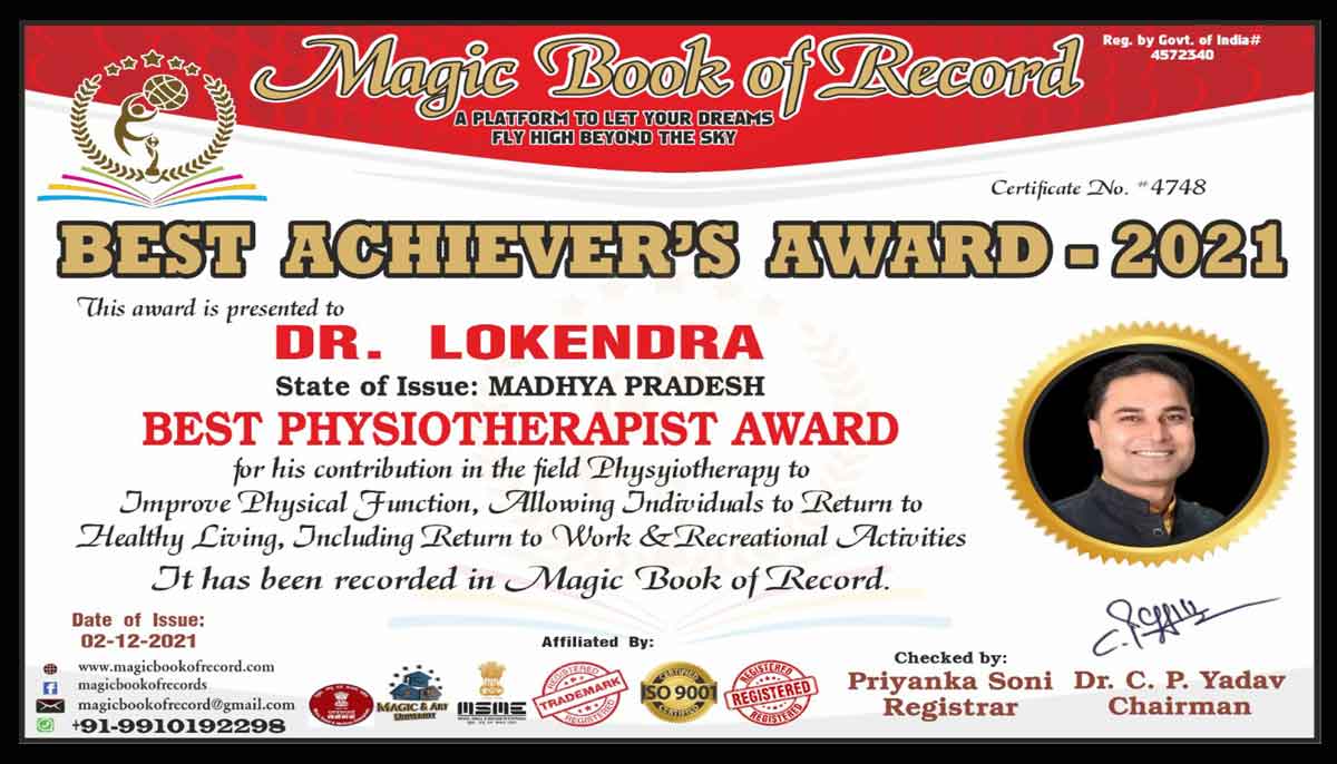Dr Lokendra Magic Book of Record