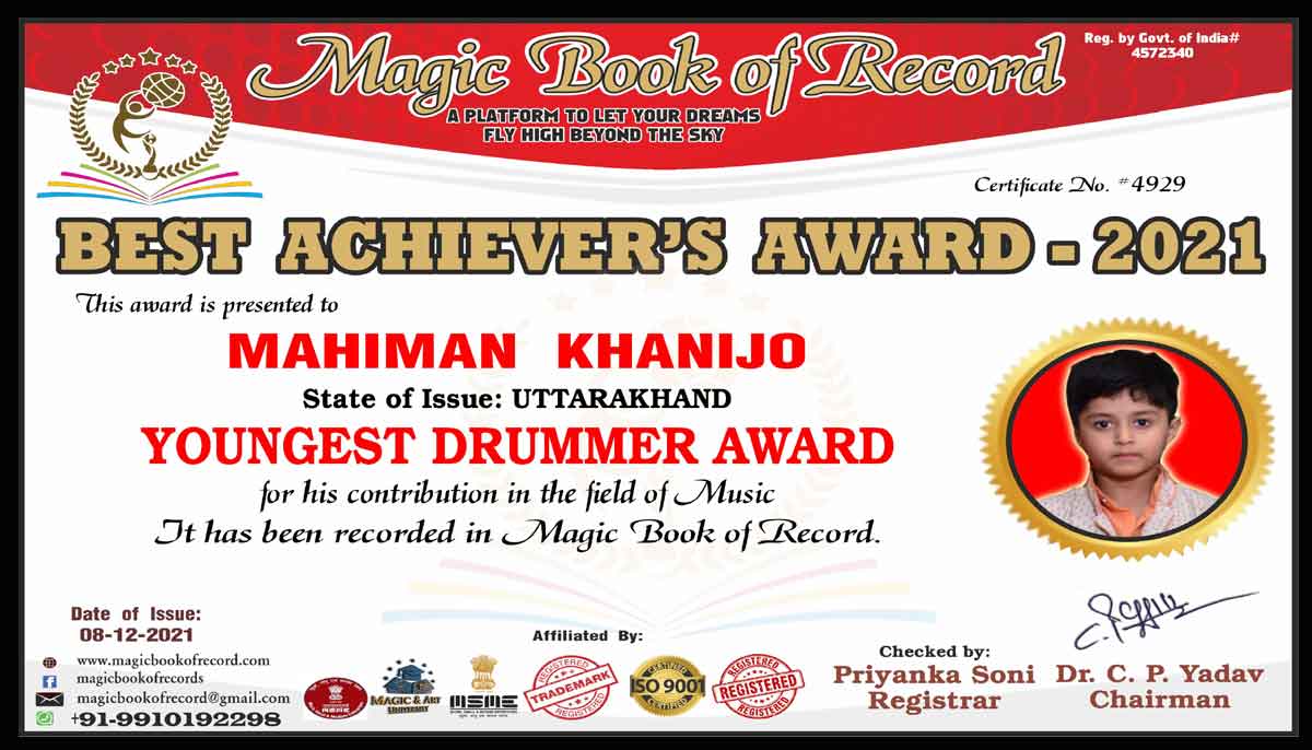 Mahiman Khanijo Drummer Uttarakhand