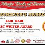 Zaid Nabi Writer in Kashmir