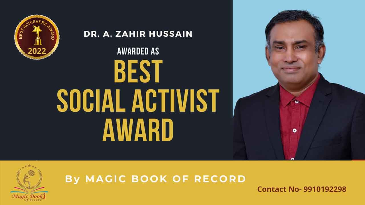 A Zahir Hussain Social Activist Madurai