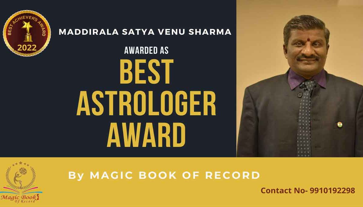 Dr Maddirala Satya Venu Sharma Astrologer