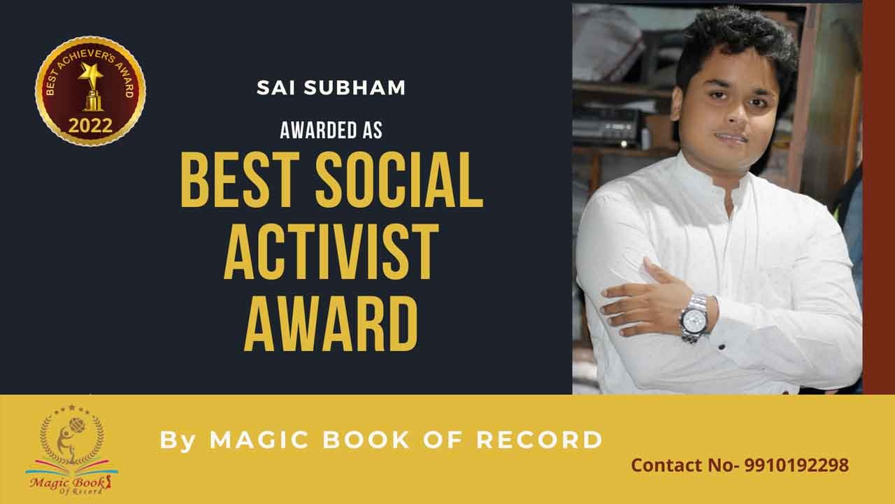 Sai Subham Social Activist Nayagarh