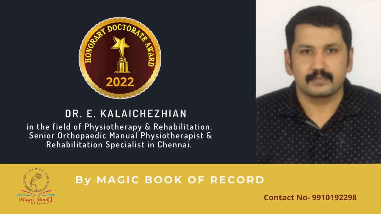 E Kalaichezhian Physiotherapist