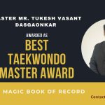 Taekwondo Master Tukesh Vasant Dasgaonkar