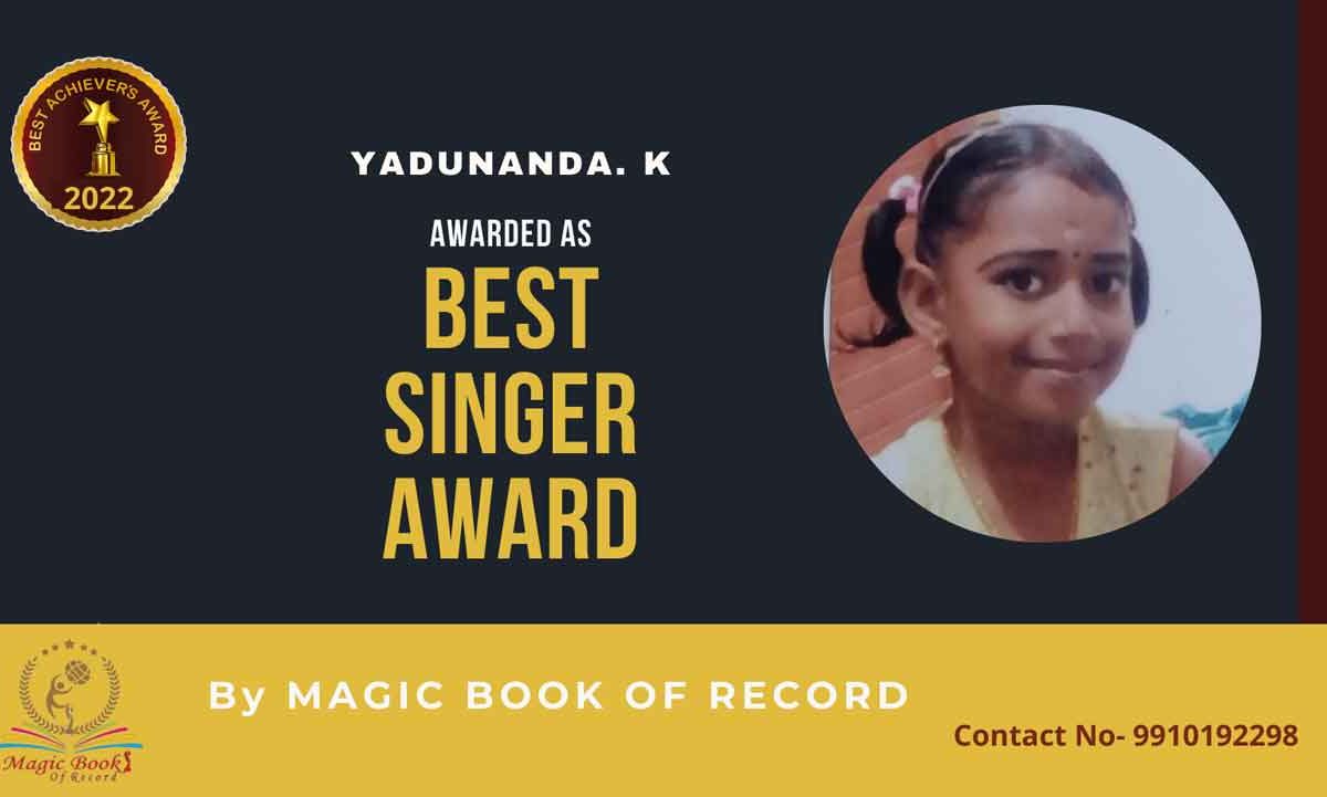 Yadunanda K Singer Kerala