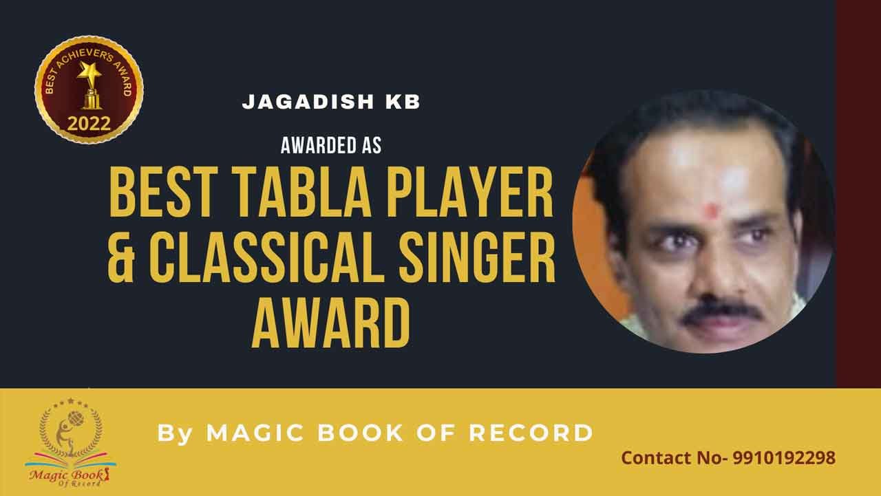Jagadish KB Tabla Player Karnataka