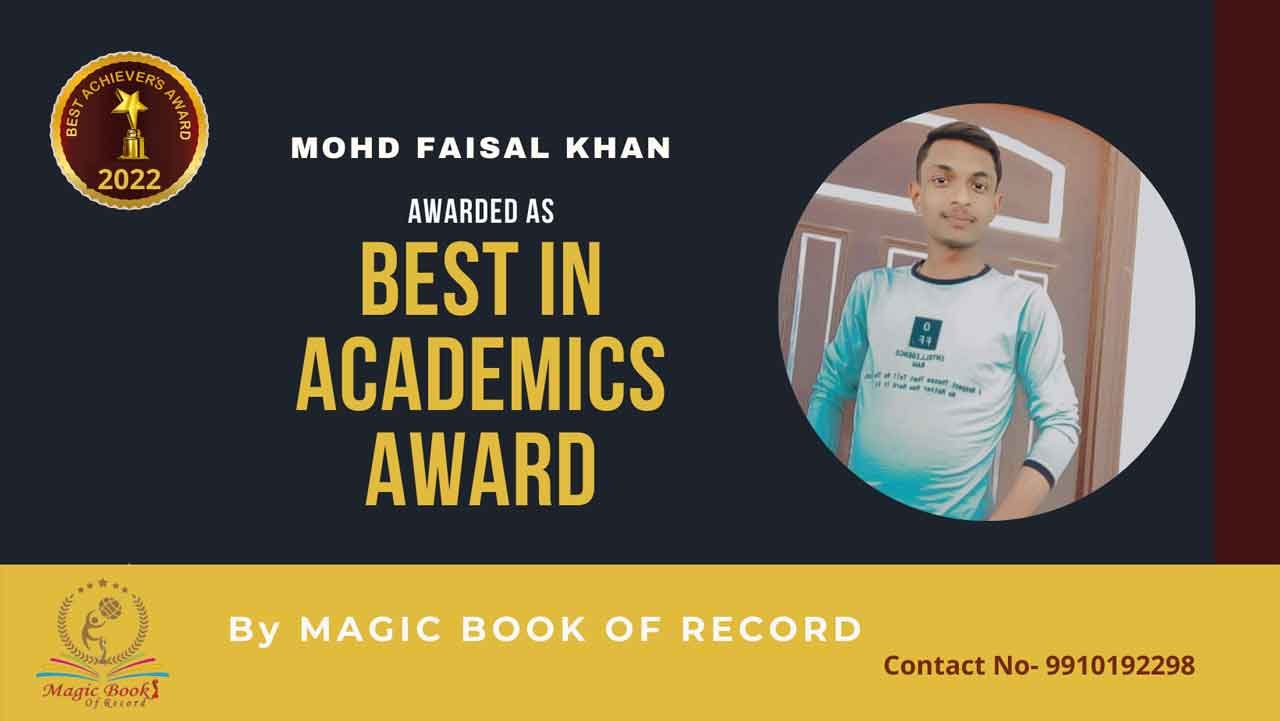 Mohd Faisal Khan Uttar Pradesh