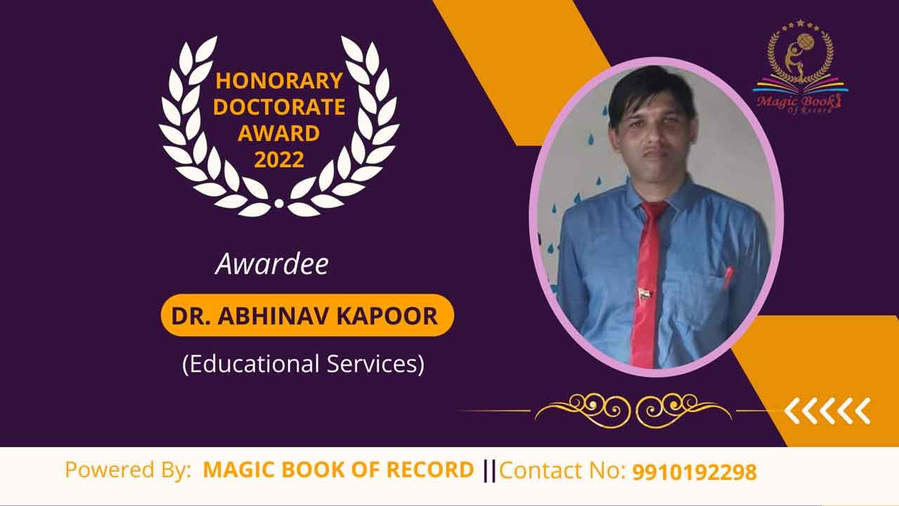 Abhinav Kapoor Uttarakhand