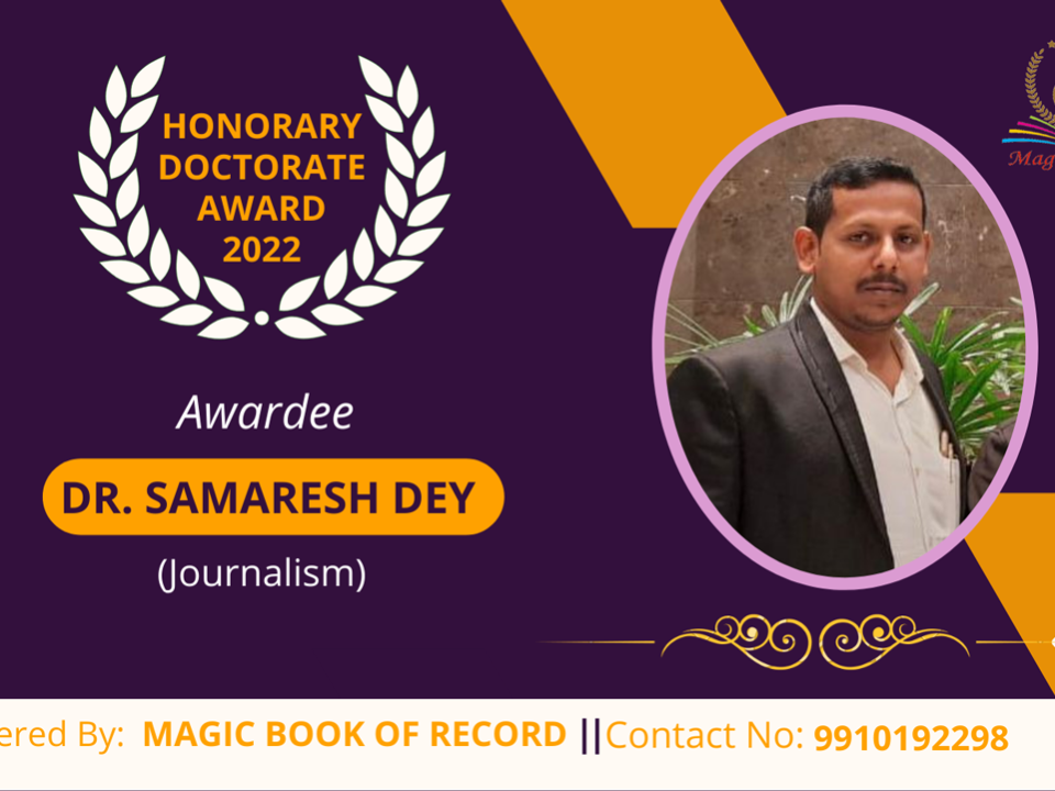 Samaresh Dey Journalist Tripura