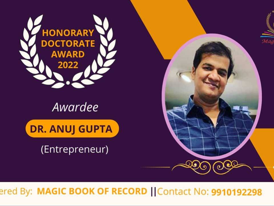 Anuj Gupta Entrepreneur Delhi