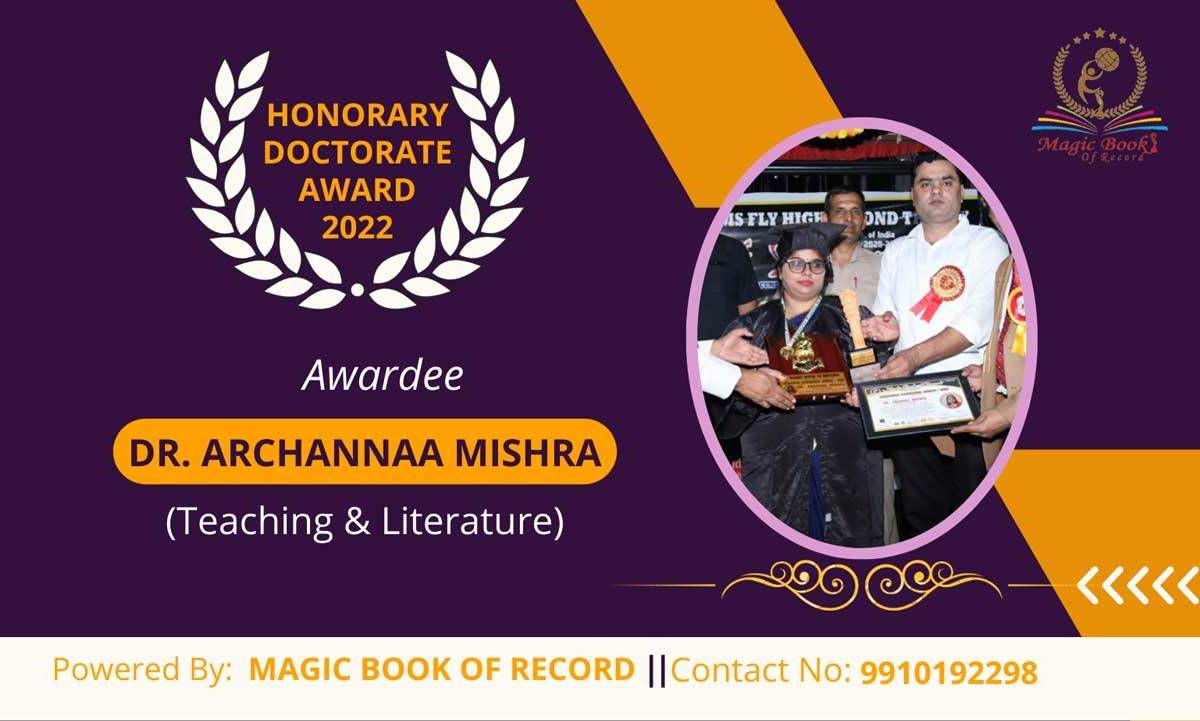Archannaa Mishra Writer Delhi