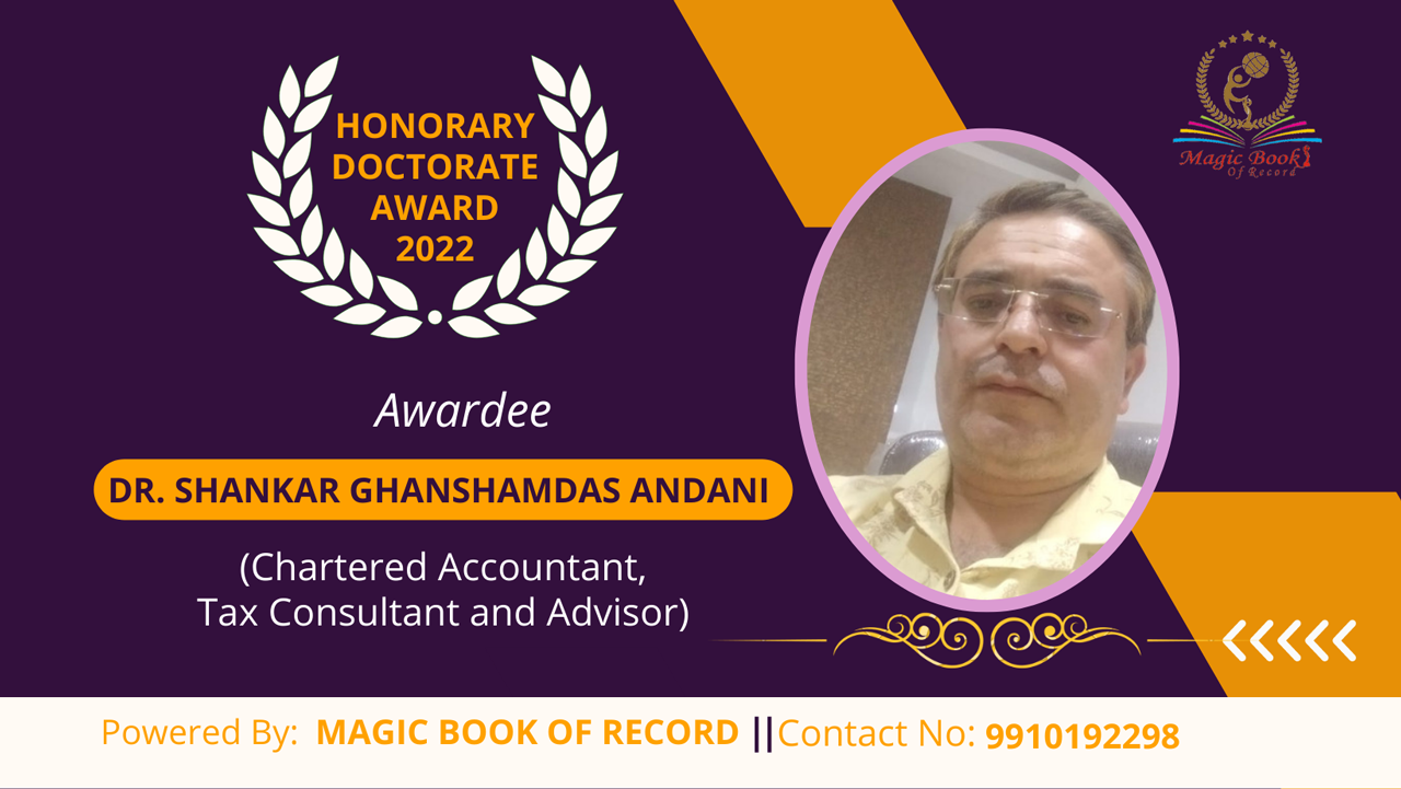 CA Shankar Ghanshamdas Andani