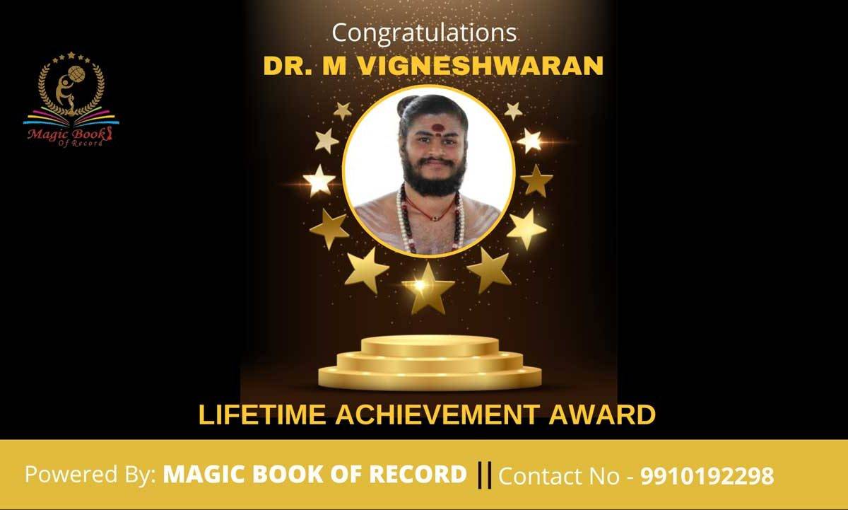 Dr. M Vigneshwaran Tamil Nadu