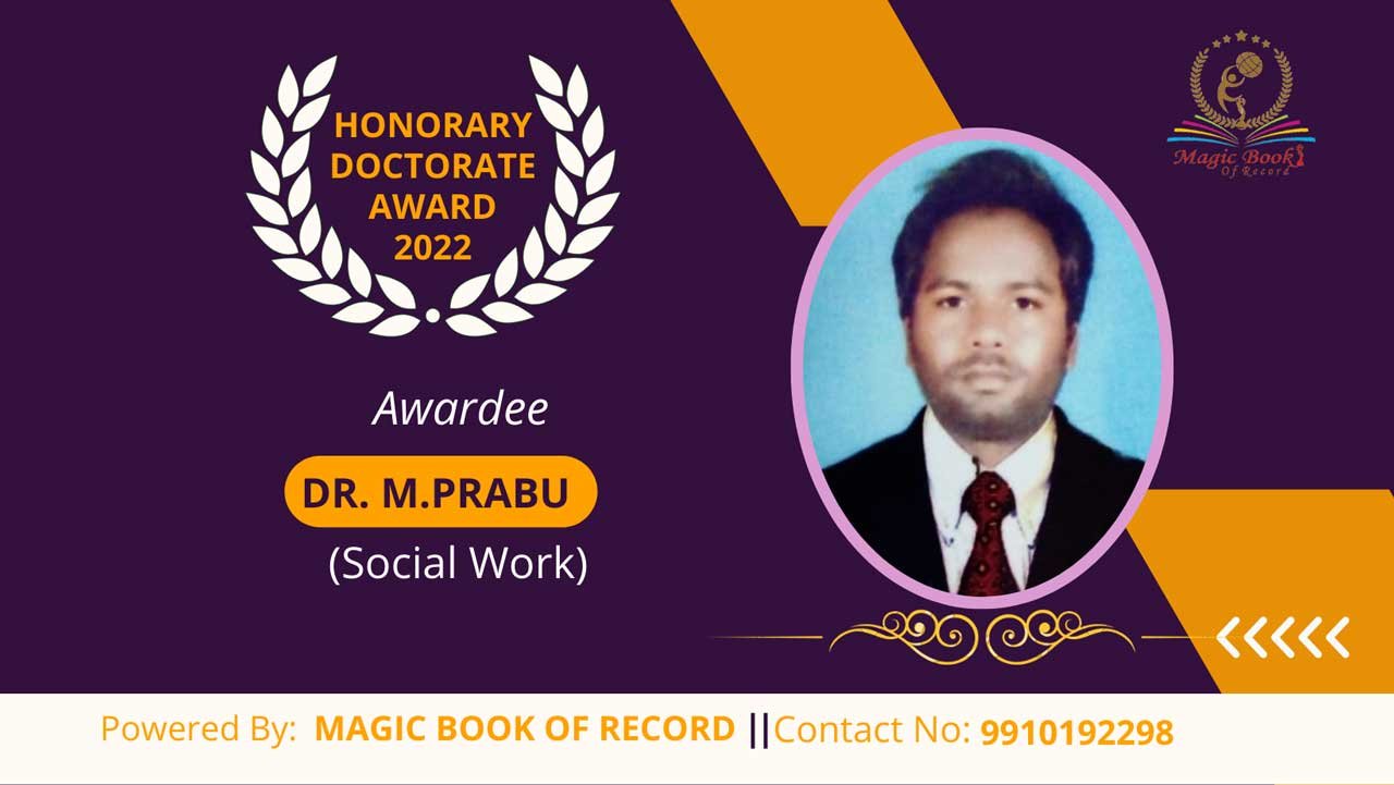 Dr M.Prabu Tamil Nadu