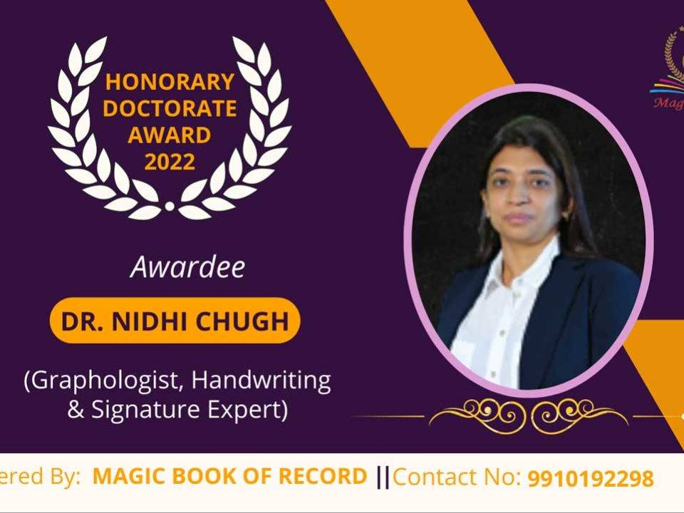 Dr. Nidhi Chugh Haryana