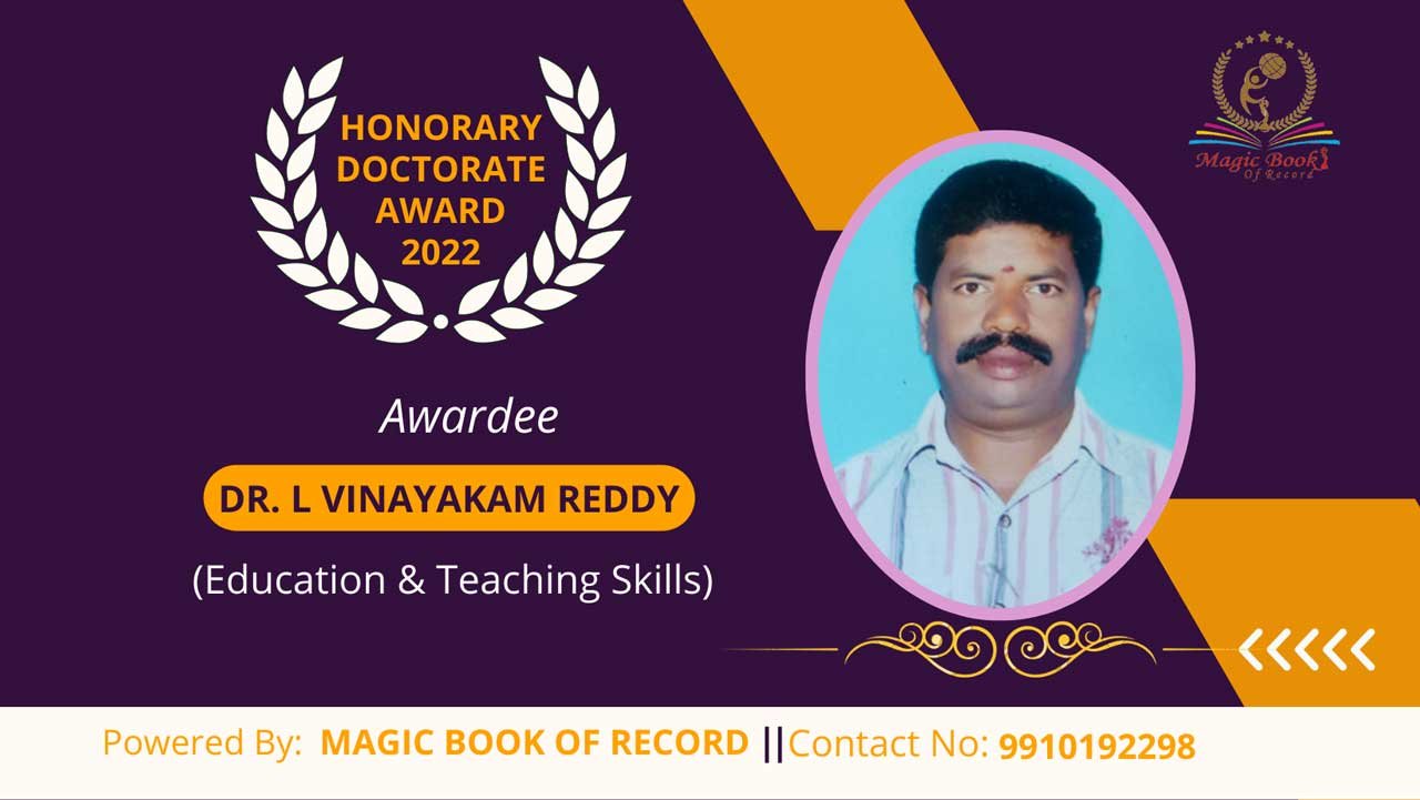 L Vinayakam Reddy Andhra Pradesh