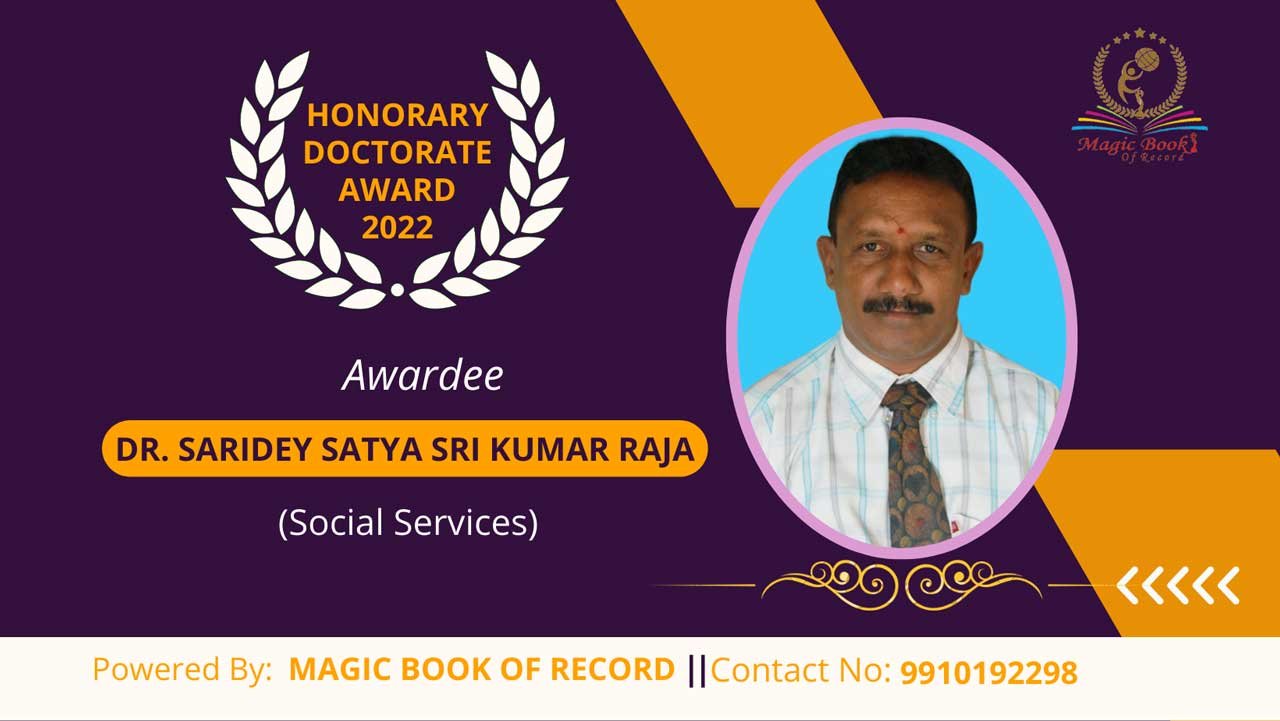 Saridey Satya Sri Kumar Raja Andhra Pradesh