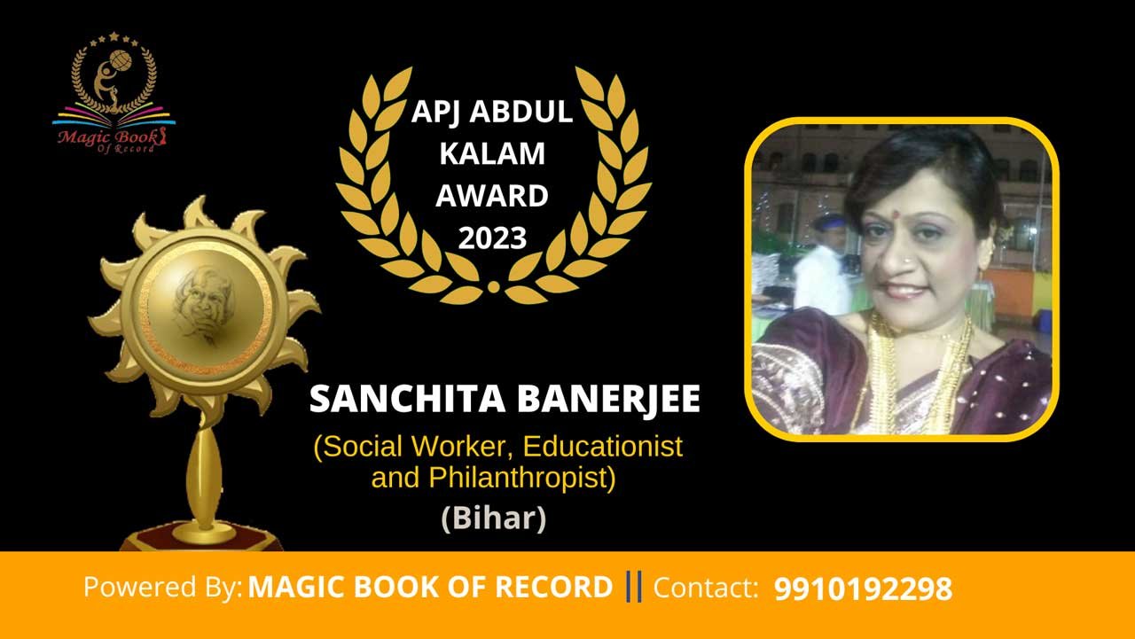 Sanchita Banerjee Philanthropist Bihar