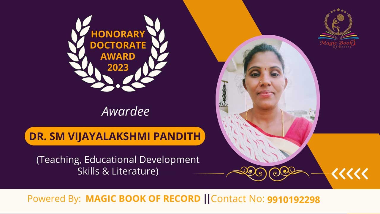 SM Vijayalakshmi Pandith Karnataka