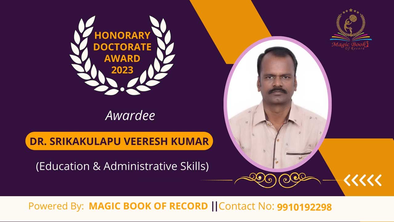 Principal Srikakulapu Veeresh Kumar