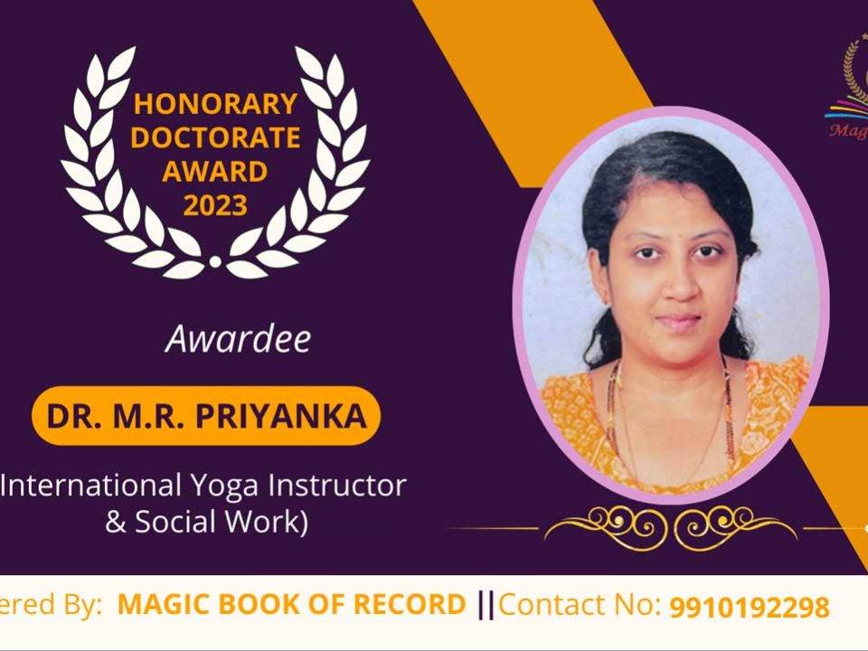 M.R. Priyanka Yoga Instructor