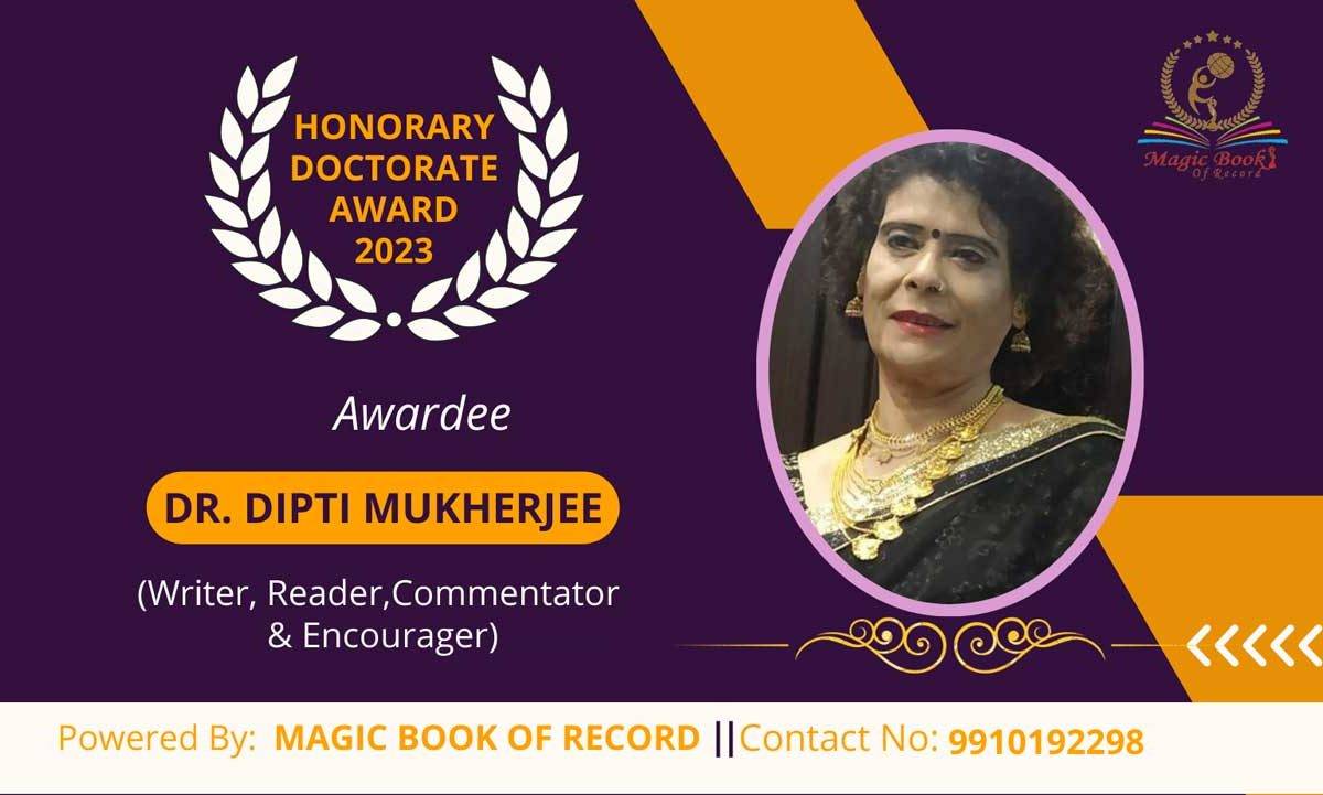 Dipti Mukherjee Writer West Bengal