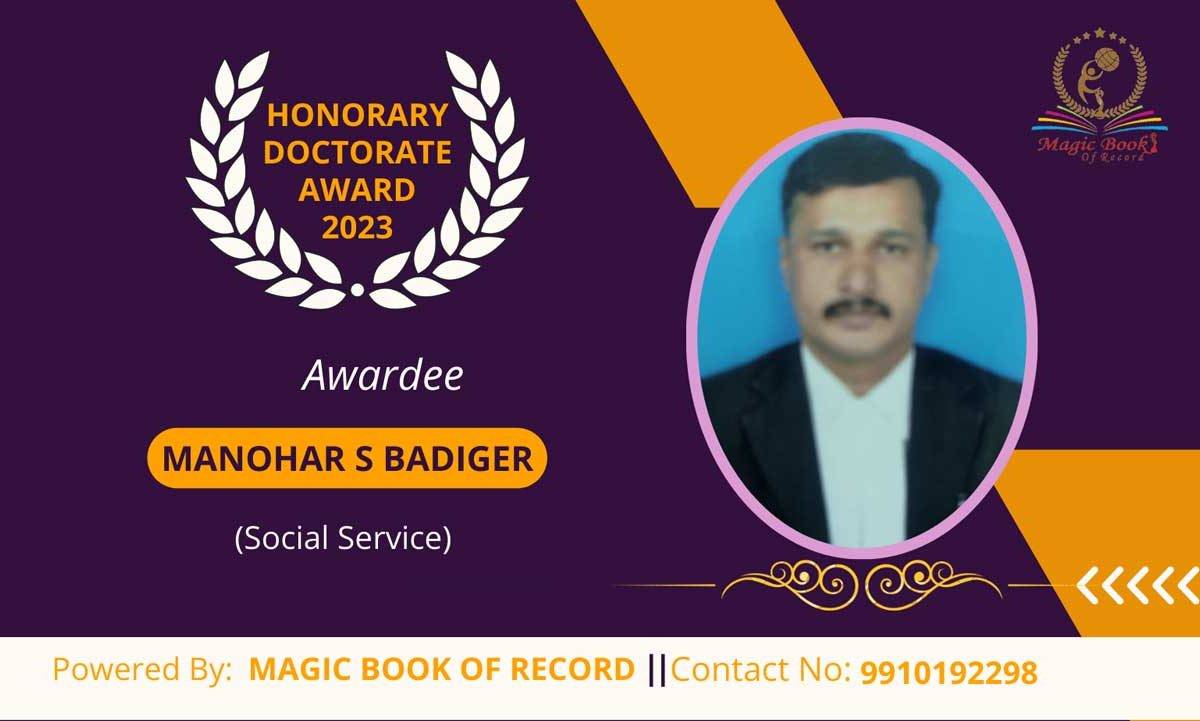 Dr. Manohar S Badiger Bengaluru