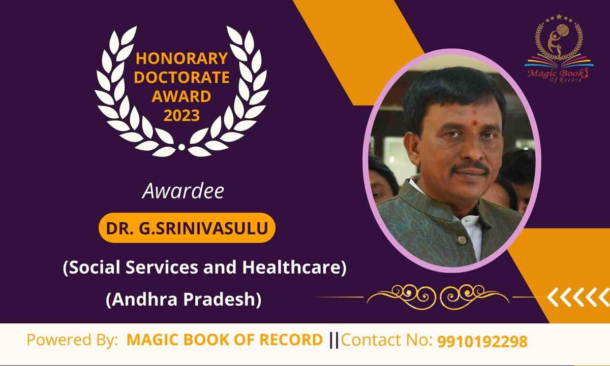 DR. G.srinivasulu Andhra Pradesh