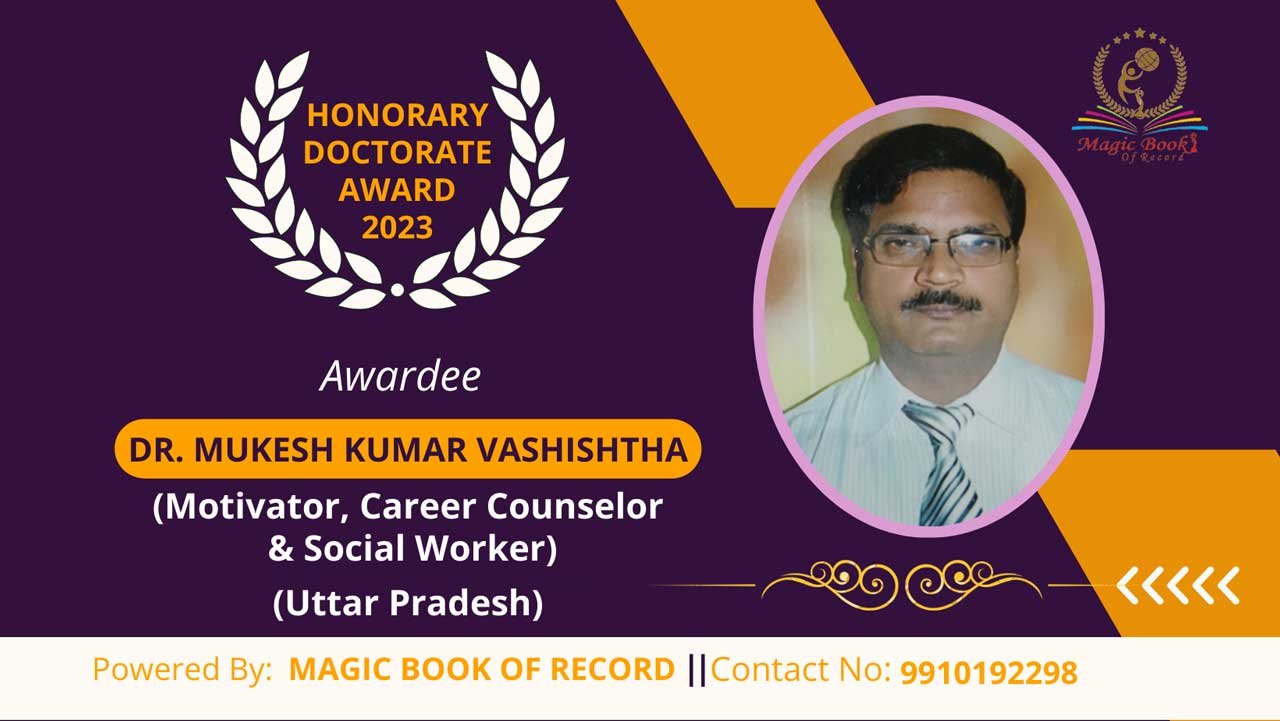 DR. Mukesh Kumar Vashishtha